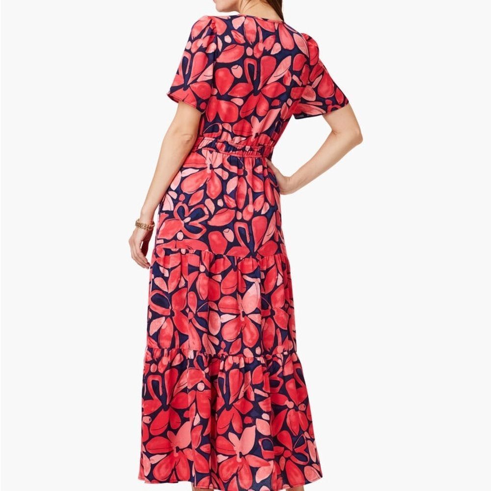 Nic+zoe HAPPY FLORAL DAYDREAM DRESS size Small Multi Color‎ NWT - Picture 2 of 4